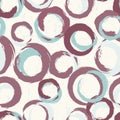Seamless background pattern, with swirls, lines, paint strokes and splashes, retro/vintage style, grungy Royalty Free Stock Photo
