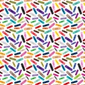 Seamless background pattern with colorful adhesive bandages