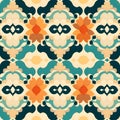 Seamless background pattern. Decorative geometric pattern. Vector illustration Royalty Free Stock Photo