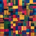 Seamless background pattern. Patchwork pattern. Textile rapport.