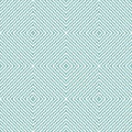 Seamless background pattern with repeating endless blue chain diamonds ornament