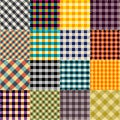 Patchwork textile pattern. Seamless quilting design background. Royalty Free Stock Photo
