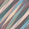Textured paper pattern. Vector image, Diagonal ribbons.