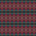 pattern with a variety of multicolored lines.