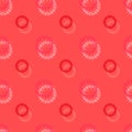 Seamless background pattern with various colored circles. Royalty Free Stock Photo