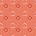 Seamless background pattern with various colored circles. Royalty Free Stock Photo