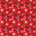 Seamless background pattern with various colored circles. Royalty Free Stock Photo
