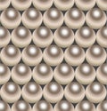 Seamless background with pearls