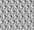 Seamless background of Penrose Triangle. Optical illusion