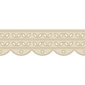 Seamless background with satin stitch embroidery. Traditional ornament. Rustic pattern.