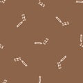 Seamless background school math writing gender neutral pattern. Whimsical minimal earthy 2 tone color. kids nursery