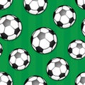 Seamless background soccer theme 1 Royalty Free Stock Photo