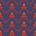 Seamless background southeast Asian retro aboriginal traditional