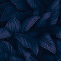 Seamless background of Spathiphyllum leaves