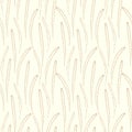 Seamless background with spikelets of wheat. Spikelets of cereals, continuous repeating pattern. Vector