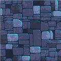 Seamless background texture blue stone wall. Vector illustration For Ui Game element Royalty Free Stock Photo