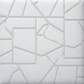 White Leather Geometric Patchwork Texture Royalty Free Stock Photo