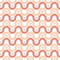 Seamless background of wavy lines. Pattern for texture, textiles