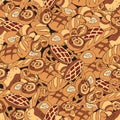 Seamless bakery background