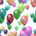 Seamless balloons with inscription 503 Royalty Free Stock Photo