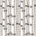 Seamless Bamboo Forest Pattern Royalty Free Stock Photo