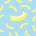 Seamless banana pattern Royalty Free Stock Photo