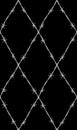 Seamless barbed wire pattern