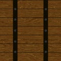Seamless barrel wooden pattern Royalty Free Stock Photo