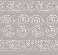 Seamless batik design border background