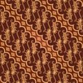 Seamless Batik Parang Barong Pattern