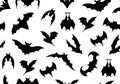 Seamless bats background