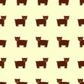 Seamless bear pattern