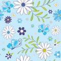 Seamless Beautiful floral pattern