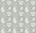 Seamless beautiful paisley background