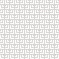 Seamless beige geometric pattern: simple vector square grid design. Subtle minimal background Royalty Free Stock Photo