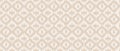 Seamless beige ikat pattern. Ethnic diamond monochrome repeating background. Ornamental tribal fabric and textile swatch Royalty Free Stock Photo