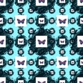 Seamless Beutiful butterfly Pattern Best for Decorative, Wallpaper, Greeting Card, Background , Design