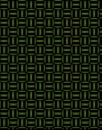 Seamless binary code pattern digital background with glowing green matrix data vector illustration Royalty Free Stock Photo