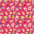 Seamless birthday pattern