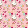 Seamless Birthday pattern