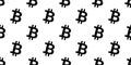 Seamless Bitcoin icon pattern, repeats vertically and horizontally