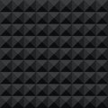 Seamless black abstract geometric dark shadow facet pattern.