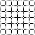 Seamless Black Geometrical Boxes Pattern Repeated Design