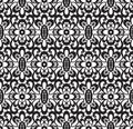 Seamless black lace Royalty Free Stock Photo
