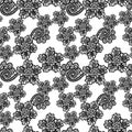 Seamless lace pattern Royalty Free Stock Photo