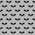 Seamless black lace pattern Royalty Free Stock Photo