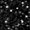 Seamless black texture with sequins