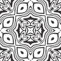 Seamless black and white abstract pattern .