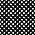 Seamless black and white angular square pattern