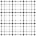 Seamless black and white cell grid striped isolated on white background Royalty Free Stock Photo